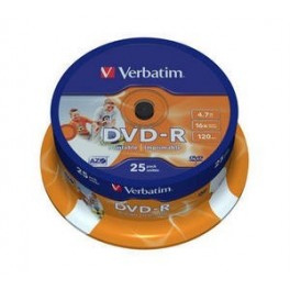 DVD-R 1/25 na štapu
